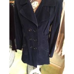 CRW designer blue velvet jacket size 12